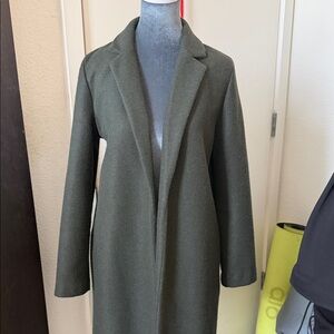 ZARA Olive Green Heather Women's Coat, M